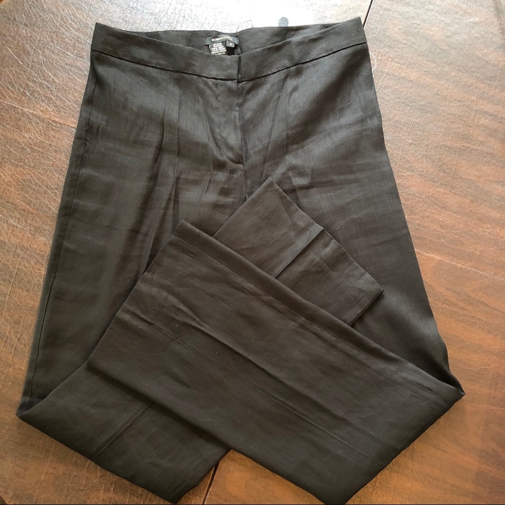 BCBG Black Linen Pants